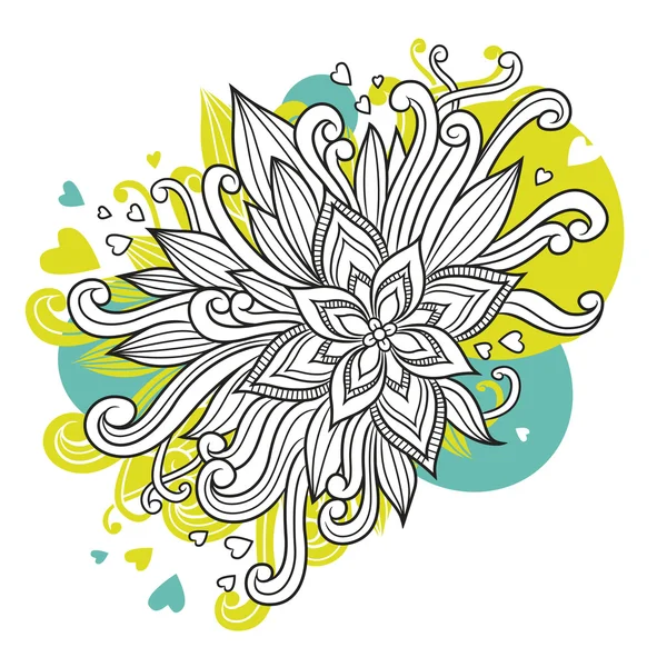 Romantik çiçek süsleme