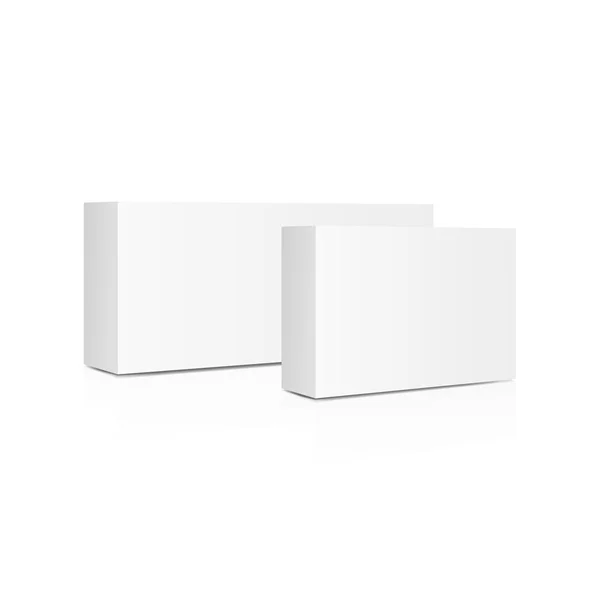 Vektör paket beyaz arka plan üzerinde