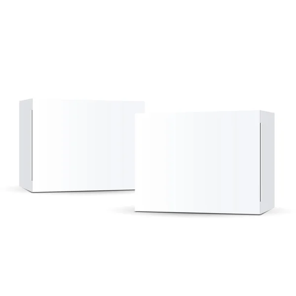 Vektör paket beyaz arka plan üzerinde