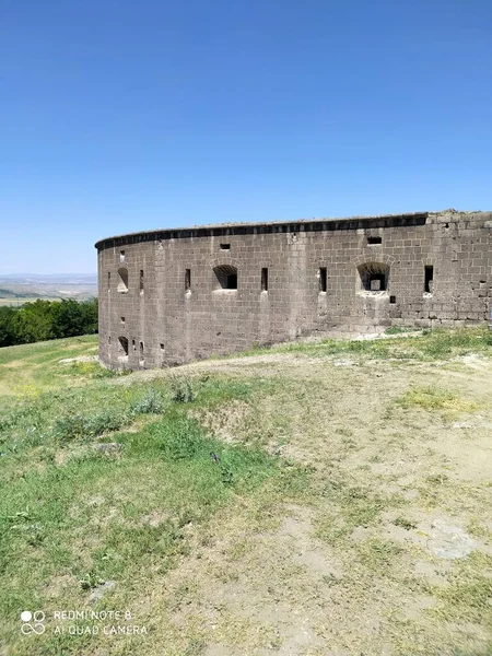 Ermenistan Gyumri Şehrindeki Terk Edilmiş Rus Kalesi — Stok fotoğraf