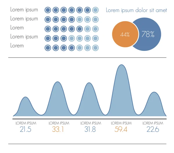 Infografics — Wektor stockowy