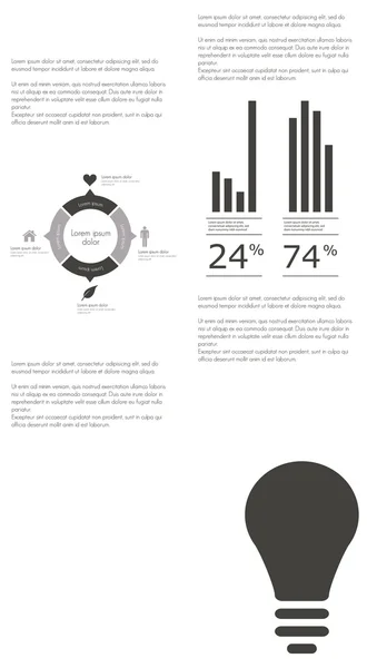 Infografics — Stockový vektor