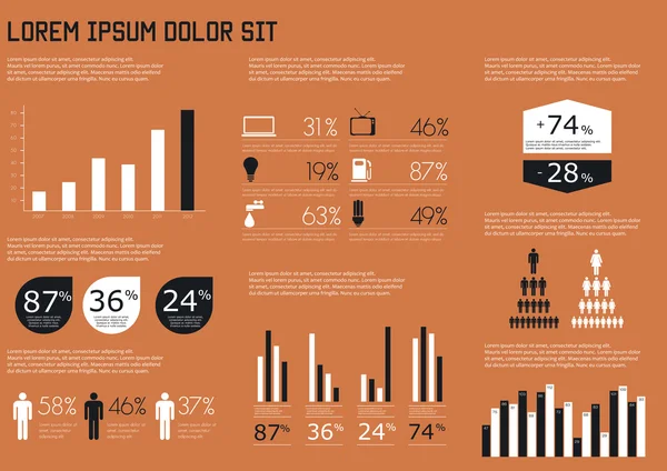 Infografics — Stock Vector