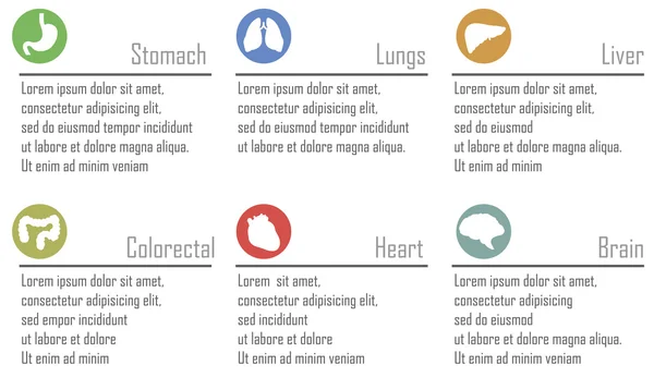 Infografiche — Vettoriale Stock