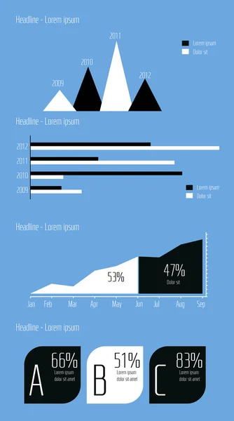 Infografics — Wektor stockowy