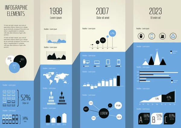 Infografics — Stock vektor