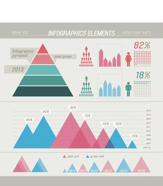 Infografics — Stock vektor