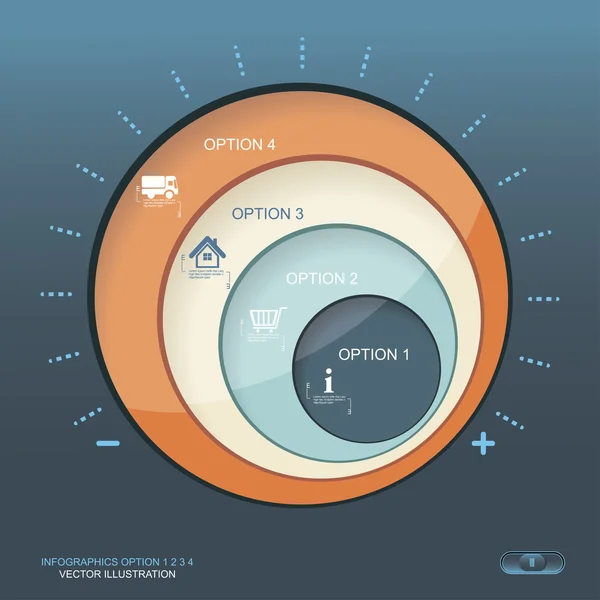 Infografik - Stok Vektor