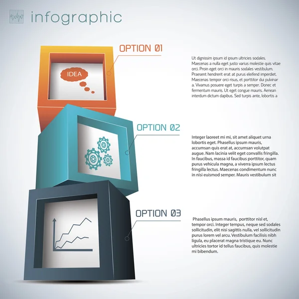 Infografik — Stock Vector