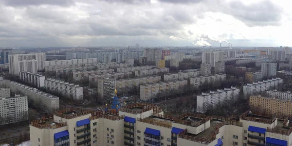 Moskou Rusland Februari 2020 District Chertanovo — Stockfoto