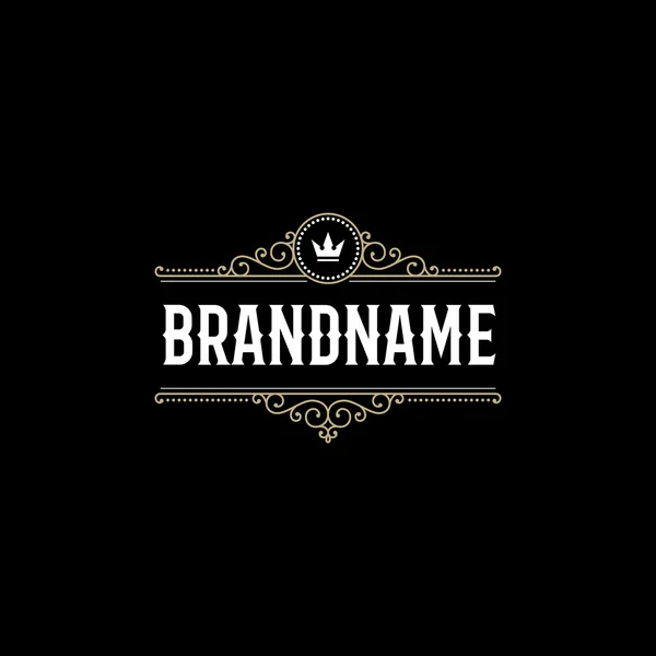 Brandname μαύρο φόντο — Διανυσματικό Αρχείο