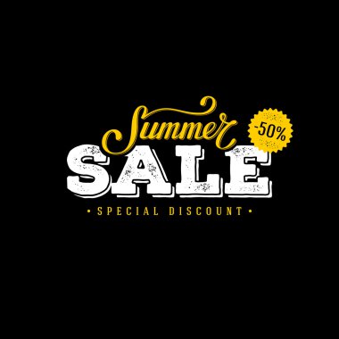 Yaz Satılık siyah ve sarı