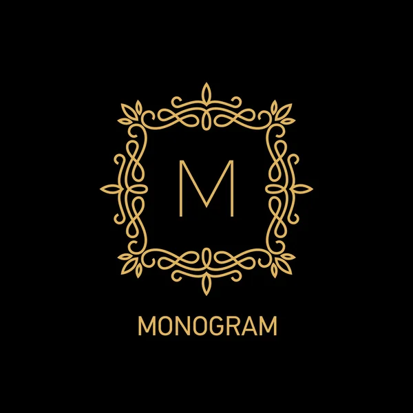 Monogram4 — 스톡 벡터
