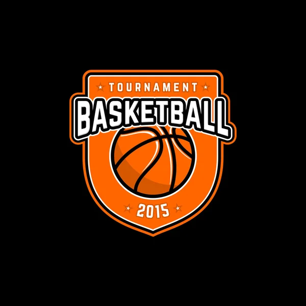 Badge de basket-ball — Image vectorielle