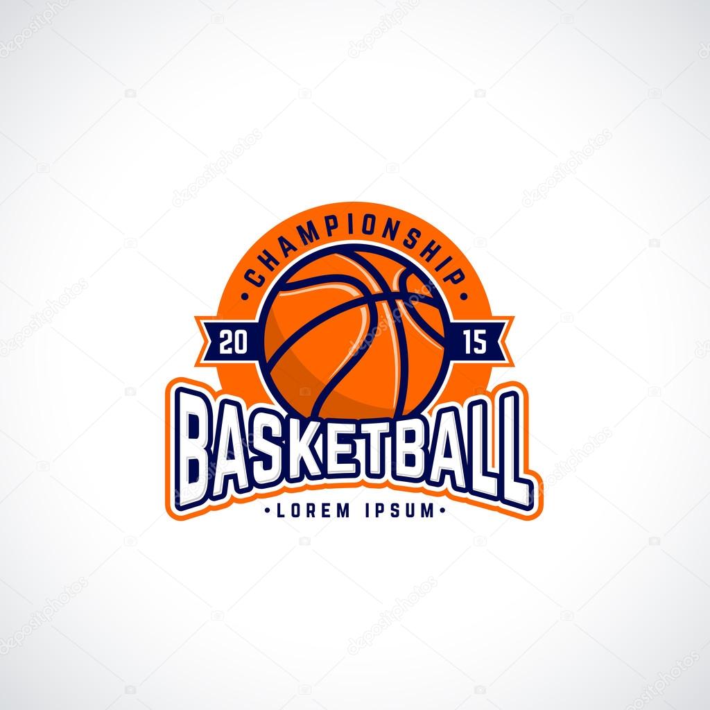 Logotipo de baloncesto imágenes de stock de arte vectorial | Depositphotos