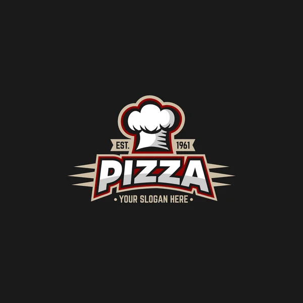 Pizzalogo — Vetor de Stock