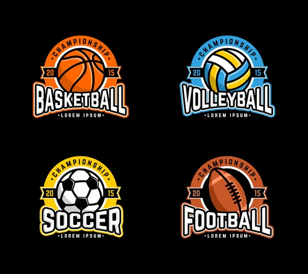 Badge sportif — Image vectorielle