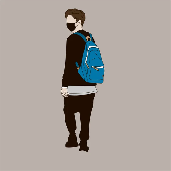 Vector Illustration Kpop Street Fashion 약자이다 한국인의 길거리 아이돌 Kpop — 스톡 벡터