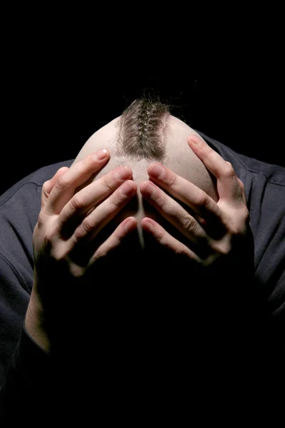 A cabeça careca — Fotografia de Stock