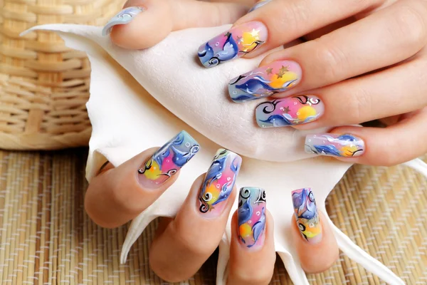 Nails design. — Stock Photo, Image