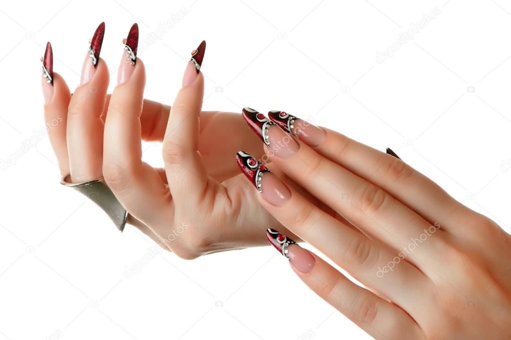 Nails art design.