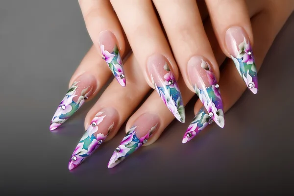 Nageldesign. — Stockfoto