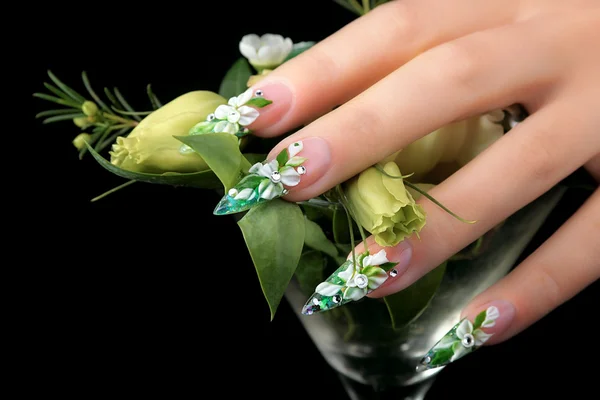 Design de unhas . — Fotografia de Stock