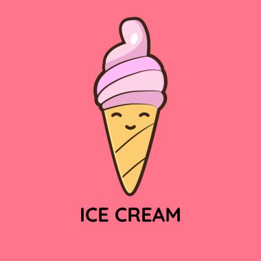 ice cream illustration vector eps 10