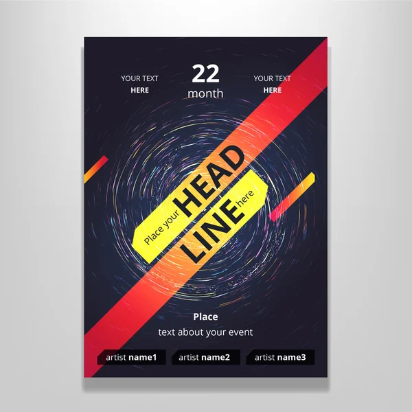 Poster ile çapraz dikdörtgenler