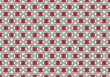 Sorunsuz gözleri desen