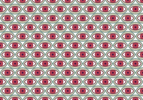 Sorunsuz gözleri desen