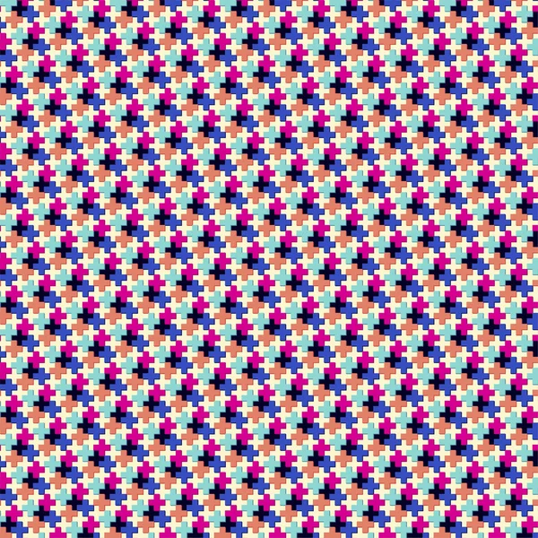 Artıları ile geometrik desen