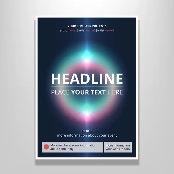 Poster soyut küre ile