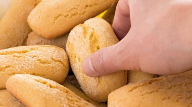 geleneksel İtalyan bisküvi 