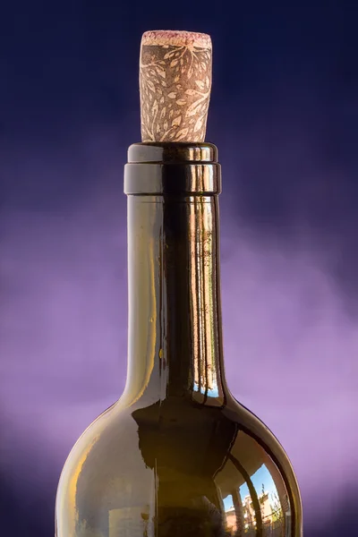 La bottiglia di vino — Foto Stock