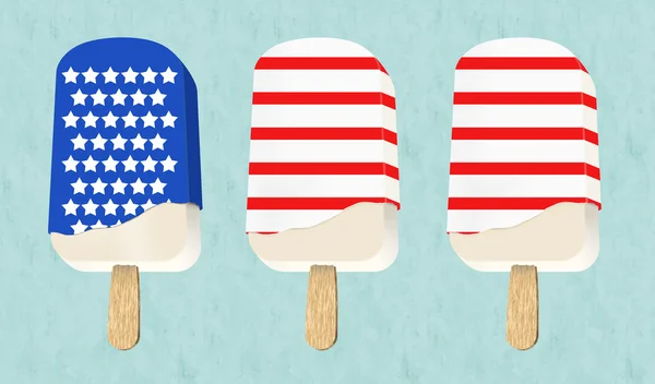 ไอศกรีมอเมริกัน — ภาพถ่ายสต็อก