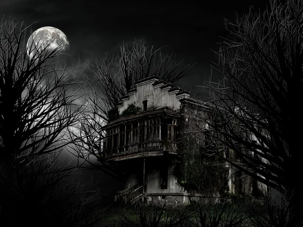 Casa fantasma — Foto de Stock