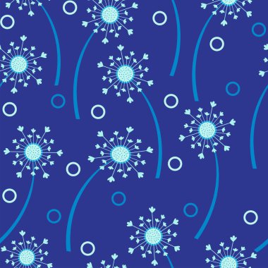 Dekoratif el çizimi moda çiçek vektörü tekstil ve basım Ditsy çiçek deseni renkli arkaplan