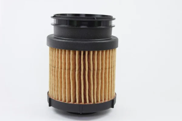 Fuel filter for engine car indetail isolate on white — Stock Photo, Image