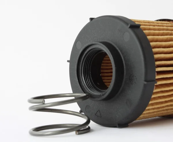 Yakıt filtresi motoru araba indetail için beyaz izole