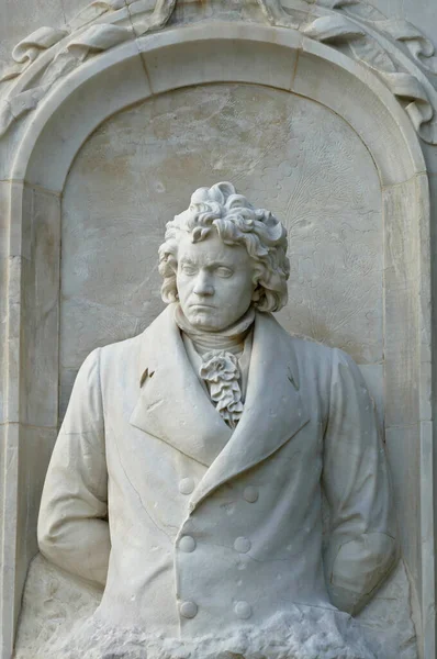 Monumento Beethoven Por Wolfgang Siemering Berlín Tiergarten Cerca Puerta Brandenburgo — Foto de Stock