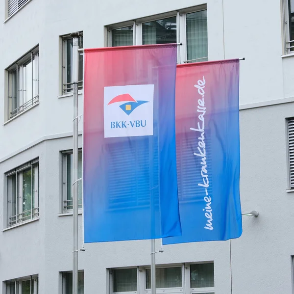 Berlin Germany June 2021 Flags Logo Bkk Vbu Health Insurance — Foto de Stock