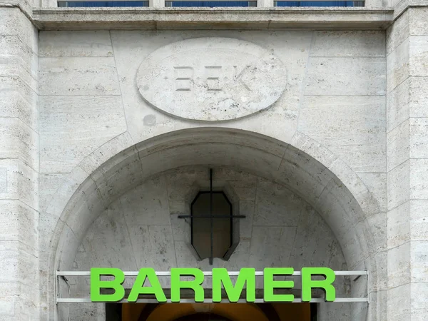 Berlín Alemania Agosto 2021 Logo Barmer Ersatzkasse Una Las Principales — Foto de Stock