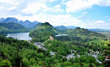 Bavyera dağ manzarası