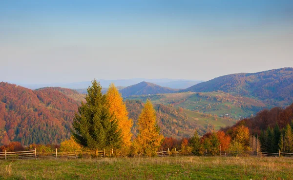 Autumn landscape of mountains — Stock Photo, Image