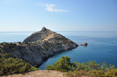 Kayalar ile güzel manzara