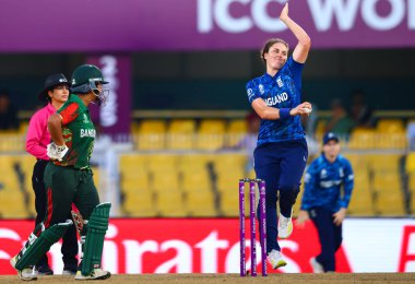 Nat Sciver Brunt (Captain) of England during the ICC Women's World Cup match England Women vs Bangladesh Women at ACA Barsapara Cricket Stadium, Guwahati, Assam/ India, 7th October 2025  