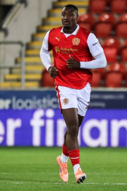 Martin Sherif of Rotherham United during the The Vertu Trophy Northern Group E match Rotherham United vs Oldham Athletic at New York Stadium, Rotherham, United Kingdom, 7th October 2025 