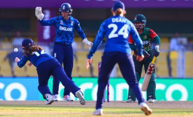 Tammy Beaumont of England in action during the ICC Women's World Cup match England Women vs Bangladesh Women at ACA Barsapara Cricket Stadium, Guwahati, Assam/ India, 7th October 2025
