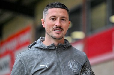 Ronan Coughlan of Fleetwood Town walks in prior to The Vertu Trophy match Fleetwood Town vs Leeds United Academy at Highbury Stadium, Fleetwood, United Kingdom, 7th October 2025 